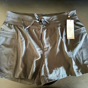 Calla Black Women's Athletic Shorts